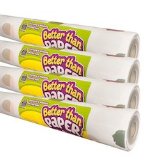 Better Than Paper Bulletin Board Roll, Everyone is Welcome Painted Dots, 4-Pack