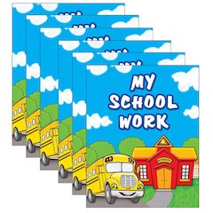 My School Work Pocket Folder, Pack of 6