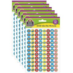 Superhero Mini Stickers Valu-Pak, 1144 Per Pack, 6 Packs