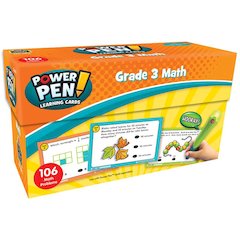 Power Pen Learning Cards: Math Grade 3
