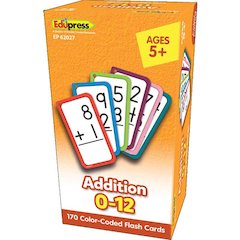 Addition Flash Cards - All Facts 0-12