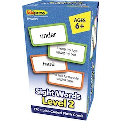 Sight Words Flash Cards - Level 2