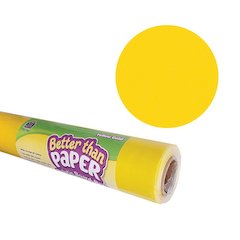 Better Than Paper Bulletin Board Roll, 4' x 12', Yellow Gold, 4 Rolls