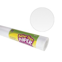 Better Than Paper Bulletin Board Roll, 4' x 12', White, 4 Rolls