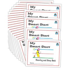 Smart Start Drawing & Story Book K-1 Journals, Class Pack of 24