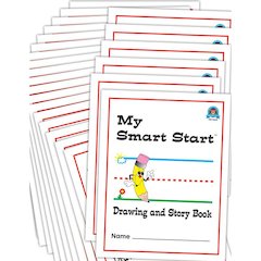 Smart Start Drawing & Story Book 1-2 Journals, Class Pack of 24