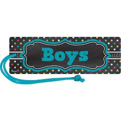Chalkboard Brights Magnetic Boys Pass, Pack of 6