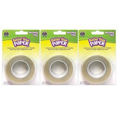 Better Than Paper Mounting Tape, 1" x 19.6', 3 Rolls