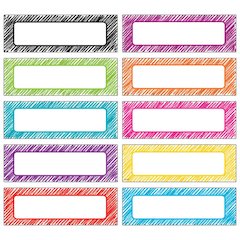 Scribble Labels Magnetic Accents, 20 Per Pack, 3 Packs