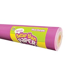 Fun Size Better Than Paper Bulletin Board Roll, Plum Purple, Pack of 3