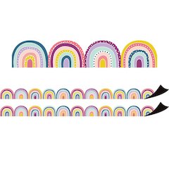Oh Happy Day Rainbows Magnetic Border, 24 Feet Per Pack, 2 Packs