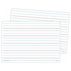 Double-Sided Writing Dry Erase Boards, Pack of 10