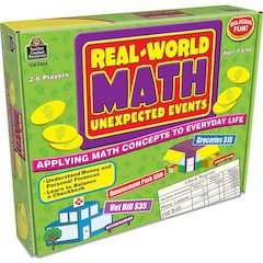 REAL WORLD MATH UNEXPECTED EVENTS GAME