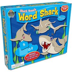 Word Shark Short Vowels Game