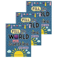Oh Happy Day Record Book, Pack of 3