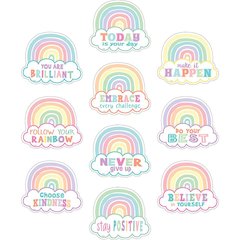 Pastel Pop Positive Sayings Accents, 30 Per Pack, 3 Packs