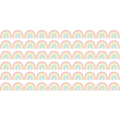 Pastel Pop Rainbows Die-Cut Border Trim, 35 Feet Per Pack, 6 Packs