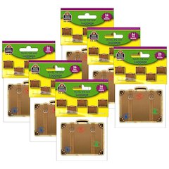 Travel the Map Luggage Mini Accents, 36 Per Pack, 6 Packs
