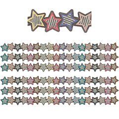 Home Sweet Classroom Stars Die-Cut Border Trim, 35 Feet Per Pack, 6 Packs