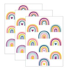 Oh Happy Day Rainbow Accents, 30 Per Pack, 3 Packs