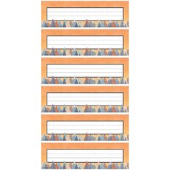 Moving Mountains Flat Name Plates, 36 Per Pack, 6 Packs