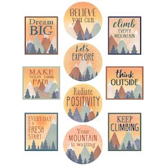 Moving Mountains Positive Sayings Accents, 30 Per Pack, 3 Packs