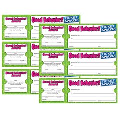 Ticket Awards Good Behavior, 100 Per Pack, 6 Packs