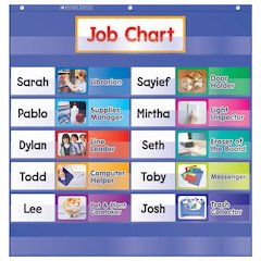 CLASS JOBS POCKET CHART GR K-5