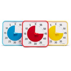 Original 8" Timer - Learning Center Classroom Set, Primary Colors, Set of 3