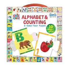 The World of Eric Carle Alphabet & Counting 2-Sided Floor Puzzle