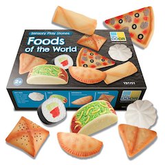 Sensory Play Stones, Foods of the World