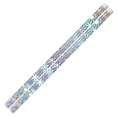 Snowflake Glitters Motivational Pencils, 12 Per Pack, 12 Packs