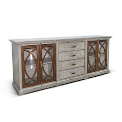 Media Console, Tobacco Leaf/Alpine Grey