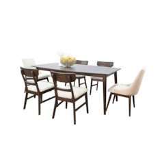 Mid-century Wood Dining Set
