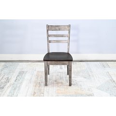 Ladderback Chair, Wood Seat (Set of 2)