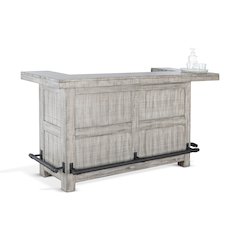 80" Traditional Wood Home Bar