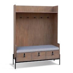 Alyssa Bench Hall Tree, Oak Grove