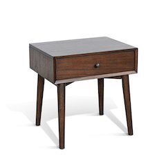 Mid-Century Modern Walnut Nightstand