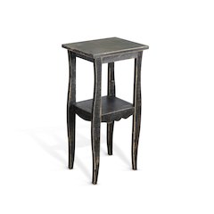 Tier End Table, Black Sand