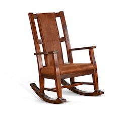 Santa Fe Rocker, Cushion Seat & Back