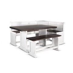 Carriage House Counter Height Breakfast Nook Set