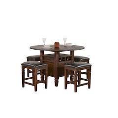 54" Round Counter Height Dining Set