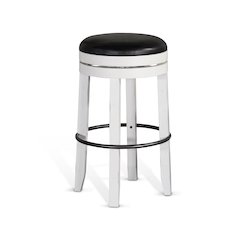Bar Swivel Stool, Cushion Seat (Set of 2)