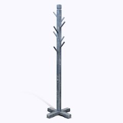 Traditional Solid Wood Hat Rack with 8-Prong Hooks