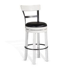 Industrial Swivel Barstool (Set of 2)