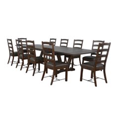 Yellowstone Folding Leaf Extension Dining Set