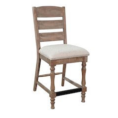 Sierra Counter Stool, Cushion Seat (Set of 2)