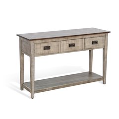 Sofa Table, Tobacco Leaf/Alpine Grey
