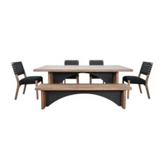 Modern Rectangular Arch Dining Set