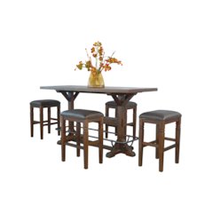 Homestead Rectangular Pub Table Set